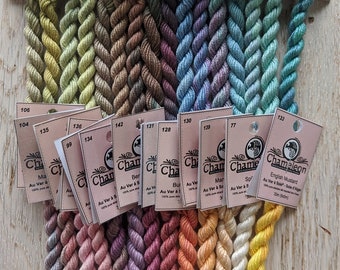 Au ver a soie d’Alger – Chameleon Complete collection of hand-dyed silk threads