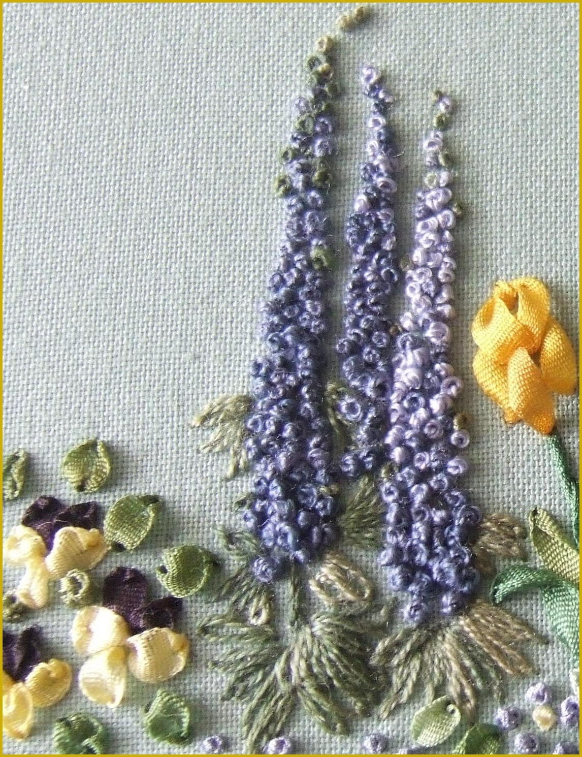 Silk Ribbon Spring Garden - Pattern & Print - Ribbons and Threads NOT ...