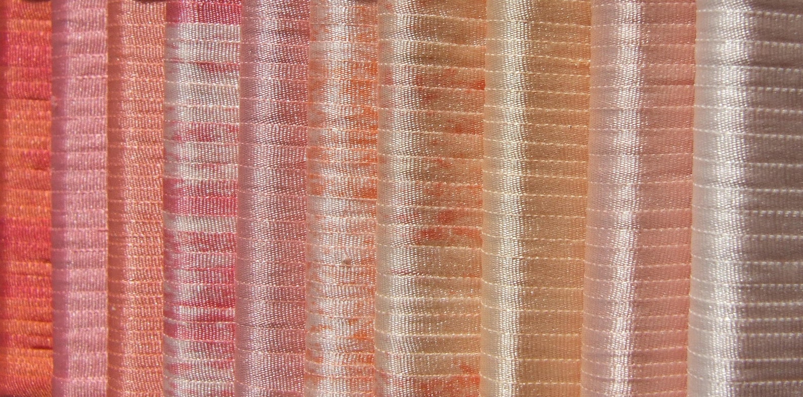 Apricots and Corals 4mm Silk Ribbon Collection Etsy