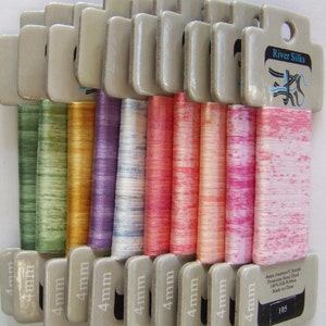 Sehr Bunte Kollektion - 4 mm Seidenband