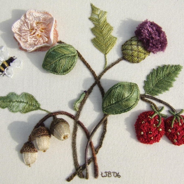 Stumpwork Embroidery kit - Branching Out