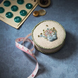 ETSY&#39;S PICK! Embroidered Country Gardens - Bee Alert - Full kit