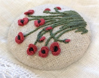 Precious Poppies Needle Minder  - Full kit