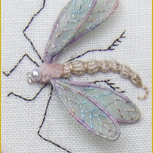 Dragonfly Wreath Pattern and Print Threads NOT included image 3