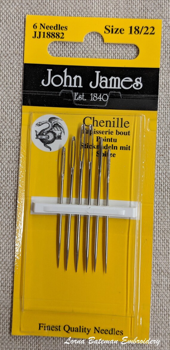 John James Chenille Sewing Needles 18/22 John James Chenille Sewing Needles 18/22