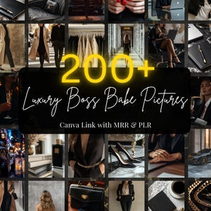 Más de 200 fotos de stock de Boss Babe de lujo MRR PLR Marketing digital sin rostro Maestro Derechos de reventa Estética Imágenes de lujo en negro mujer Imágenes de archivo