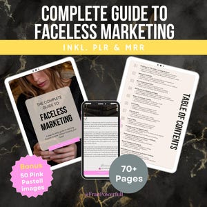 Ultimate Complete Guide to Faceless Digital Marketing Passive Income Master Resell Rights Perfect Digital marketing Guide PLR MRR DFY