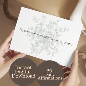 Affirmation Cards for Special Needs Parent Disability Resources Printable Affirmation Cards Autism Digital Download Affirm Cards Gift