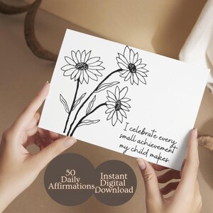 Cartes d'affirmation imprimables Parents ayant des besoins spéciaux Ressources sur le handicap Cartes d'affirmation imprimables Cartes d'affirmation imprimables Autisme Cadeau pour maman Thérapie imprimable