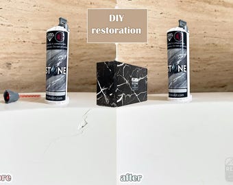 Set for restoration of chips, cracks on stone and ceramics "Magic white"