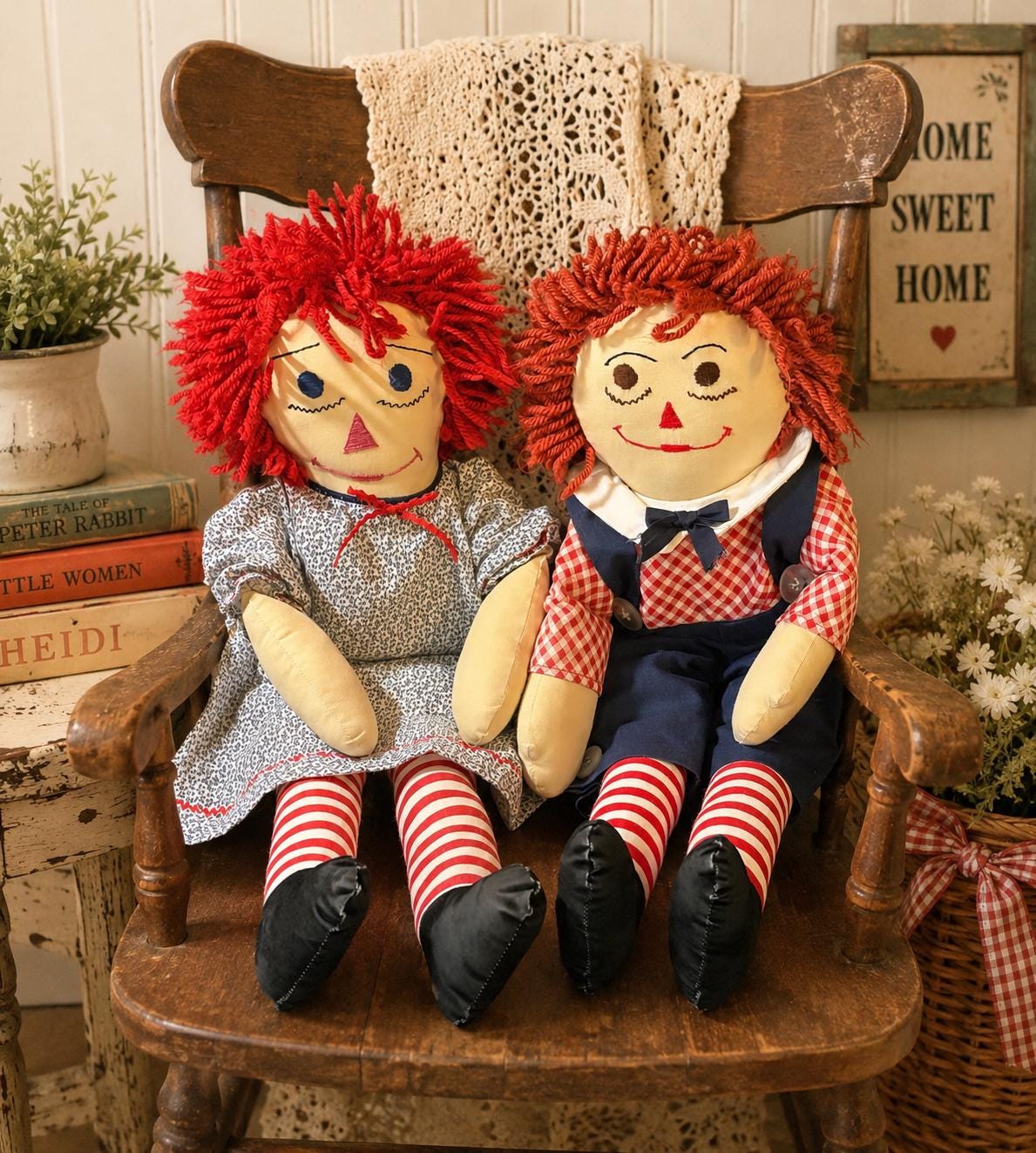 Raggedy ann doll vintage - Etsy 日本