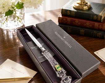Vintage Waterford Crystal Letter Opener with Original Box | Lismore Pattern | Made in Ireland | Executive Desk Accessory | Gift for Writer