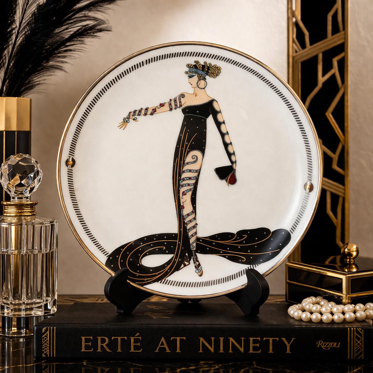 House of Erté エルテ LA MERVEILLEUSE プレート Erte La Merveilleuse - Etsy