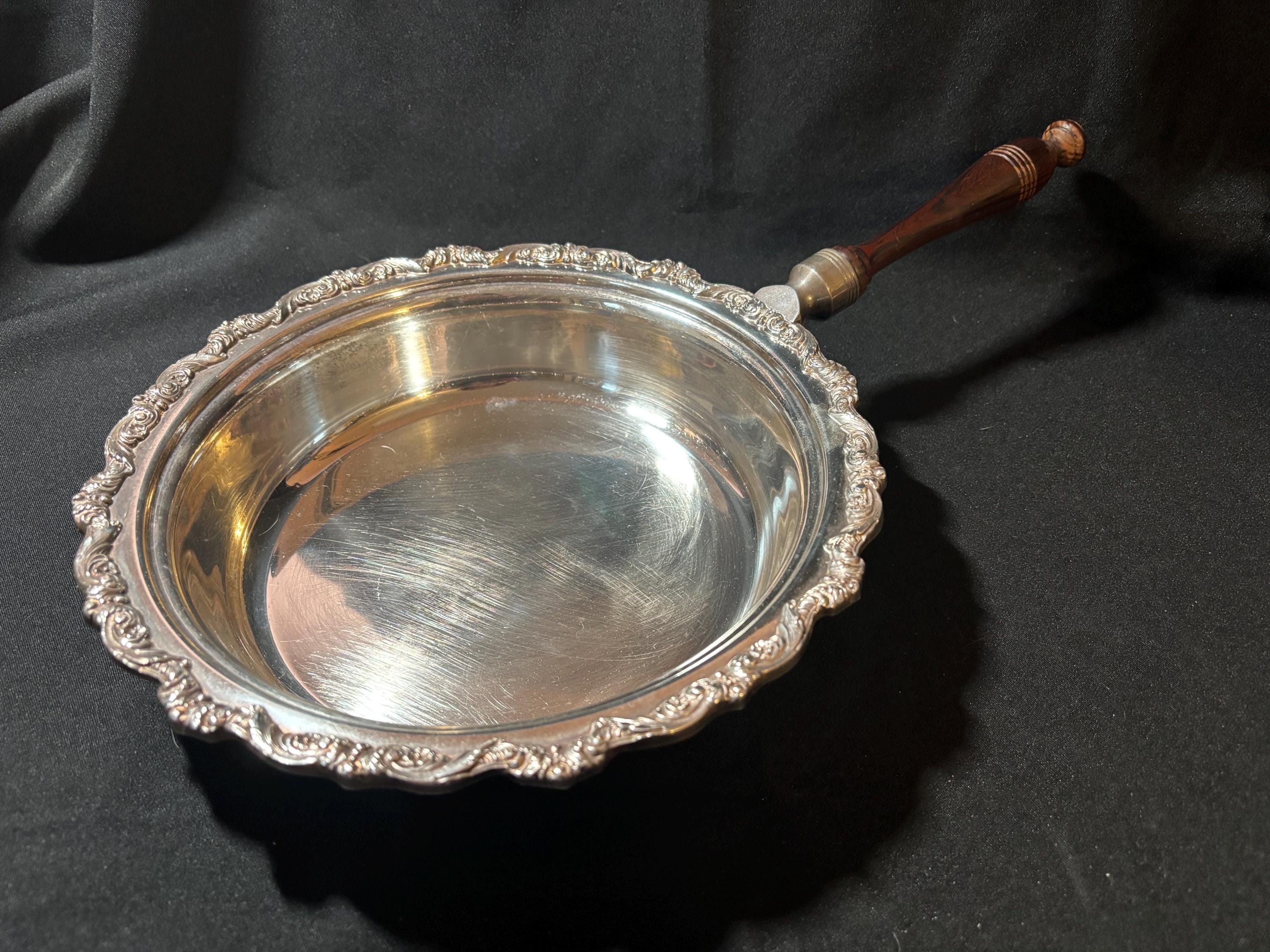 Vintage Poole Silver Co. Old English Silverplate Pan #5030