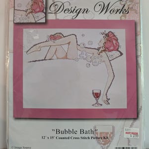 Design Works &quot;Bubble Bath&quot; Cross Stitch Kit #2718