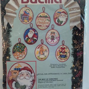 Bucilla &quot;The Best Of Christmas&quot; Ornaments Kit 82947