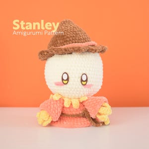 Stanley | PDF Amigurumi Pattern | English and Spanish | Classic Scarecrow | Halloween Pattern
