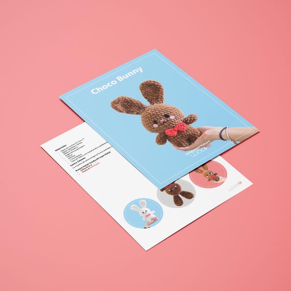 Choco Bunny | PDF Amigurumi Pattern | English and Spanish | Easter