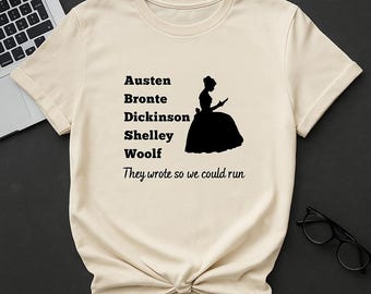 Feminist Author T-Shirt: English Teacher Librarian Gift, Literary Tee