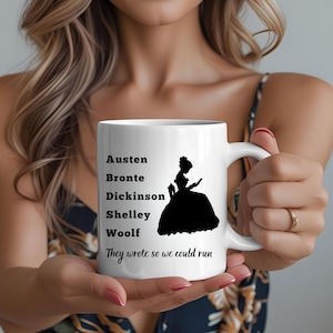 Feminist Literary Coffee Mug: Gift for Book Lovers & Teachers