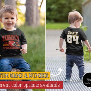 Black Custom Kansas City Football Onesies®