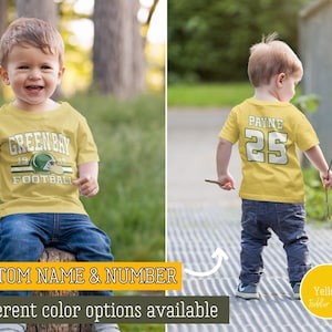 Yellow Custom Green Bay Football Onesies®