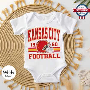White Kansas City Football Onesies®