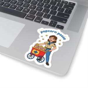 Cub Scout Popcorn Sticker | Kiss-Cut Stickers