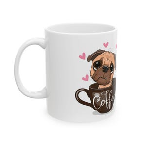 Cute Dog Coffee Mug - Perfect Gift for Pet Lovers, Coffee Enthusiasts, Dog Lovers, Birthdays, Animal Appreciation