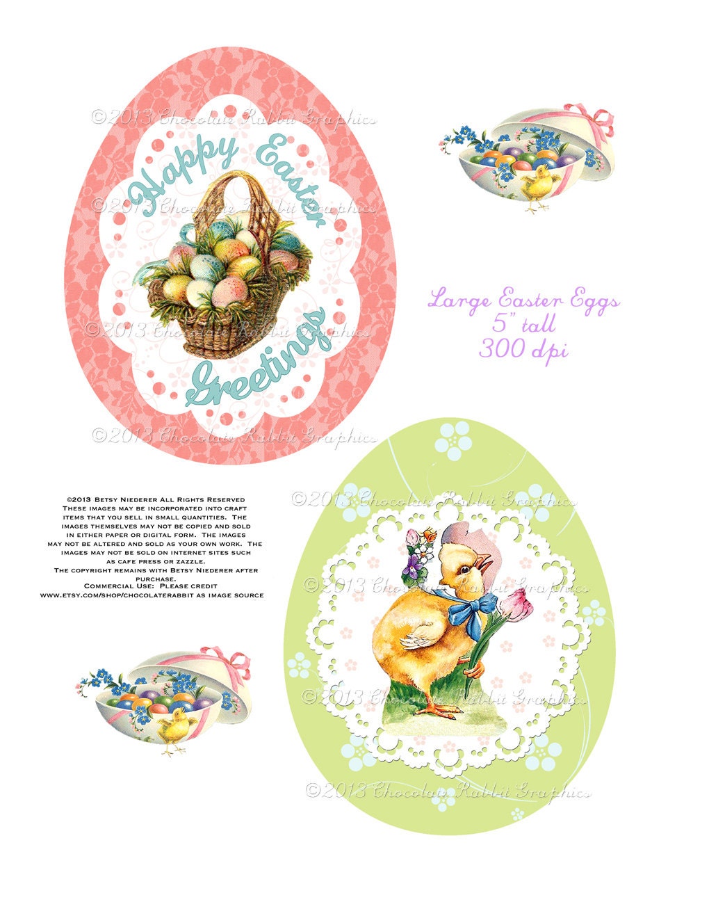 Easter Egg Vintage Label Digital Download Printable Tags | Etsy