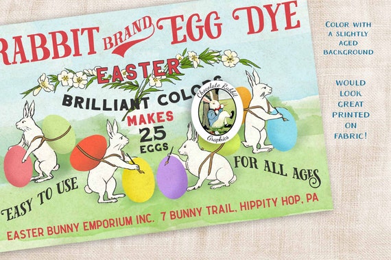 Easter Egg Sign Scrapbook Clip Art Vintage Style Easter Labels Junk Journal Ephemera