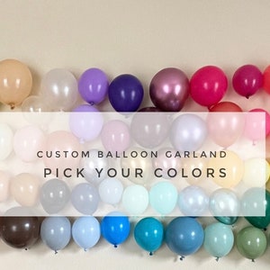 Custom Balloon garland , balloon arch , balloon arch garland, balloon kit, baby shower decor, hanging balloon, custom highchair garland.