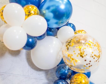 Download Navy Balloon Garland Etsy