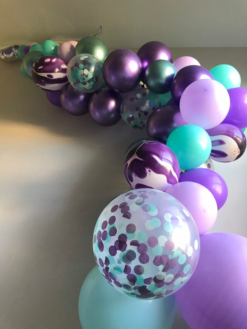 Mermaid Balloon Garland Mermaid Balloon Arch Balloon Arch Etsy