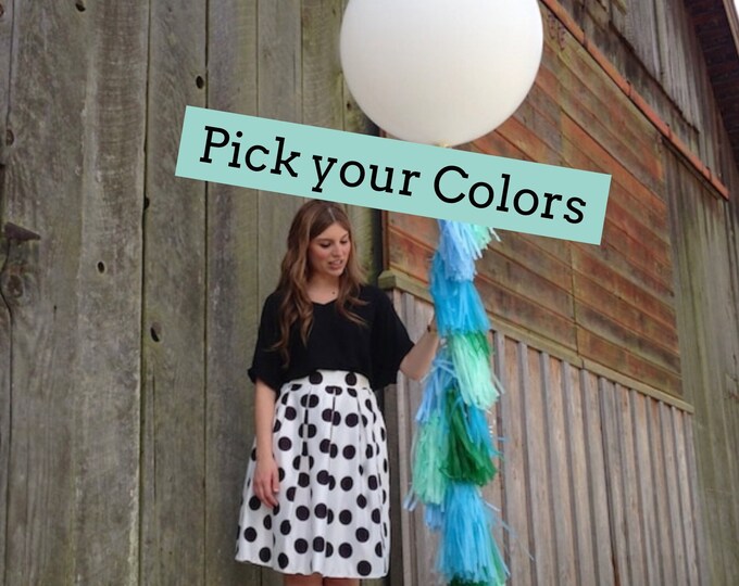 Balloon Tassels , Balloon Tassels Balloon Tails Balloon Tassles Etsy