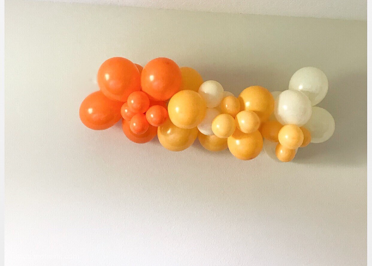 Orange Balloon Garland Balloon Arch Balloon Arch Garland Etsy