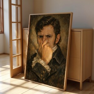 Vintage Plug Nose Bathroom Art