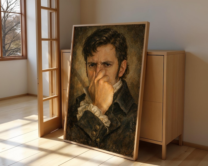 Vintage Plug Nose Bathroom Art