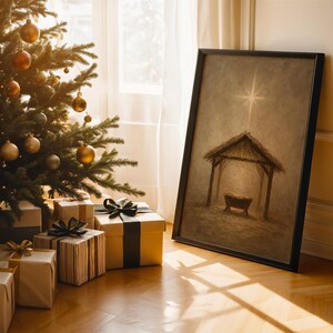 Christmas Manger Wall Art