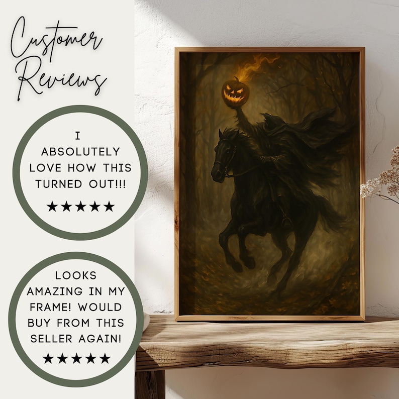 Headless Horseman Print Reviews