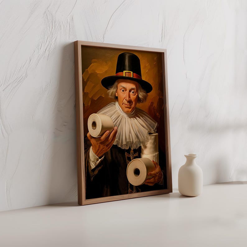 Bathroom Pilgrim Print