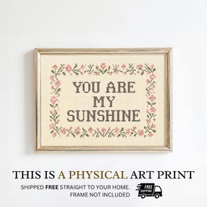 Physical Print. Frame Not Included.