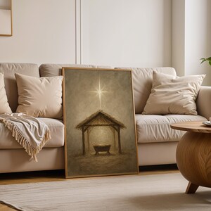 Christmas Manger Wall Art