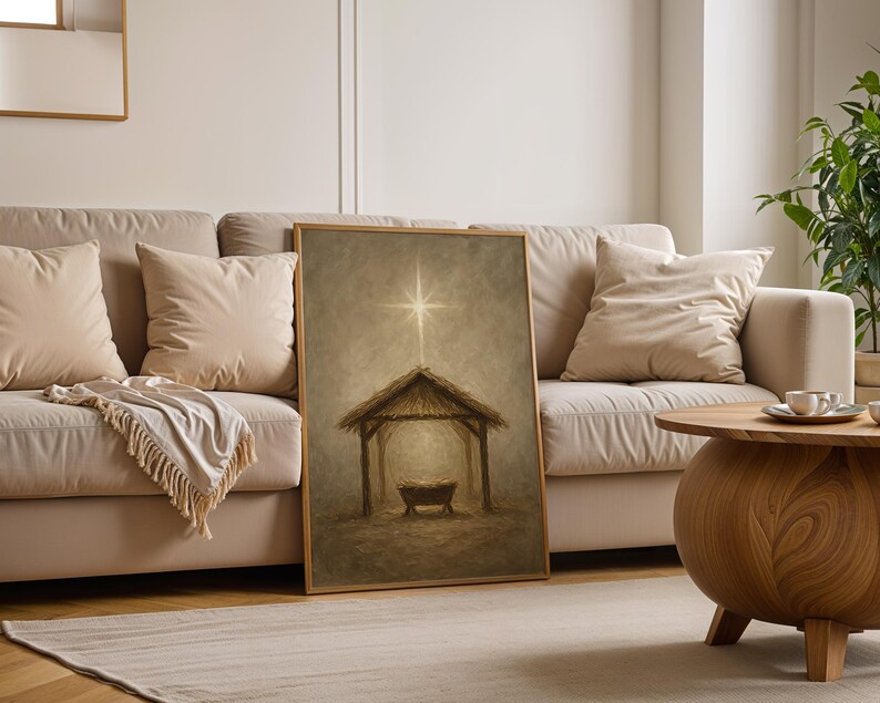 Christmas Manger Wall Art