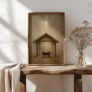 Christmas Manger Wall Art
