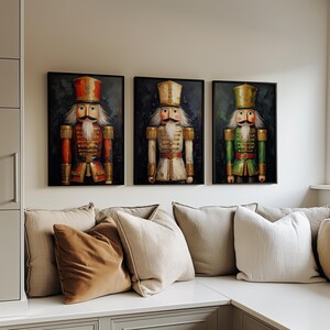 Vintage Nutcracker Christmas Art Set