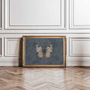 Blue Cottagecore Butterfly Painting