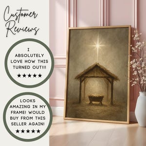 Christmas Manger Wall Art Reviews