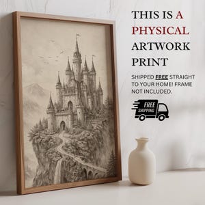 Physical Artwork Print. Frame Not Included.