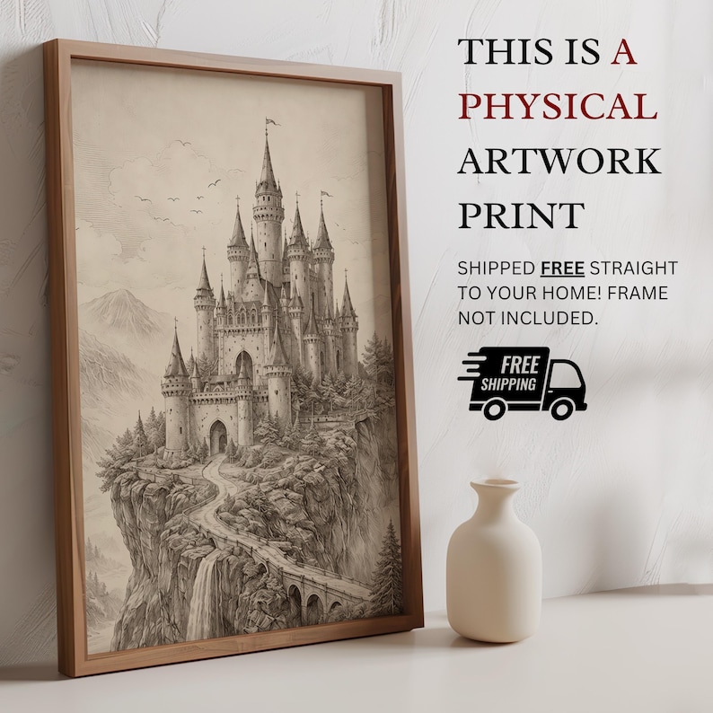 Physical Artwork Print. Frame Not Included.